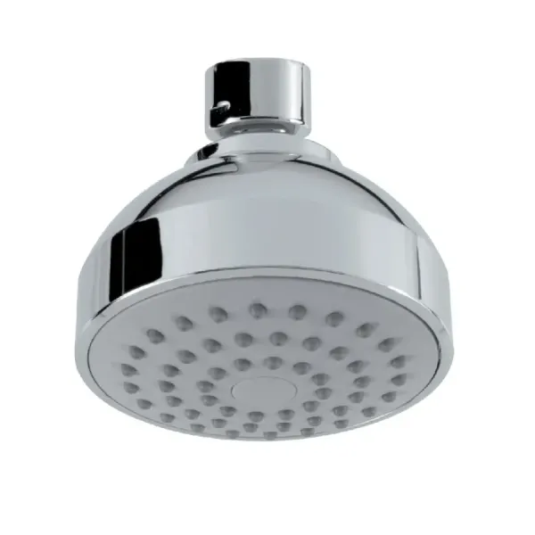 Damast Soffione rotondo Doccia serie C1 in ABS tondo Ø 80 mm non ispezionabile anticalcare 52 fori colore cromato cod. 11764