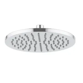 Damast Soffione rotondo Doccia serie Delfino 20T in ABS tondo Ø 200 mm anticalcare 98 fori colore bianco opaco cod. 18117
