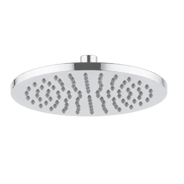 Damast Soffione rotondo Doccia serie Delfino 20T in ABS tondo Ø 200 mm anticalcare 98 fori colore bianco opaco cod. 18117