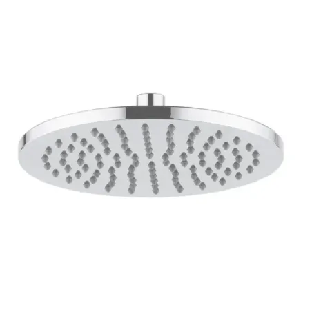 Damast Soffione rotondo Doccia serie Delfino 20T in ABS tondo Ø 200 mm anticalcare 98 fori colore bianco opaco cod. 18117