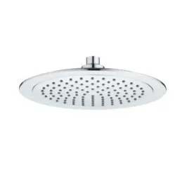 Damast Soffione rotondo Doccia serie Flora T in ABS tondo Ø 250 mm anticalcare 105 fori colore cromato cod. 16899