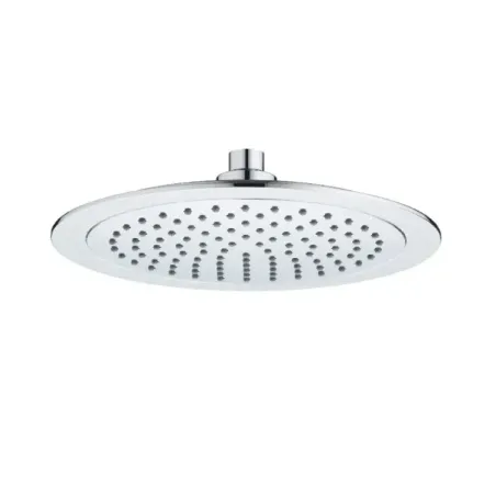 Damast Soffione rotondo Doccia serie Flora T in ABS tondo Ø 250 mm anticalcare 105 fori colore cromato cod. 16899