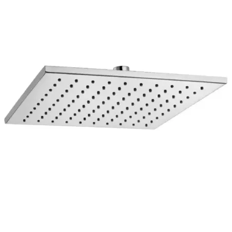 Damast Soffione quadrato Doccia serie Saturno 25Q in ottone quadro 25x25 cm anticalcare 100 fori colore cromato cod. 13960