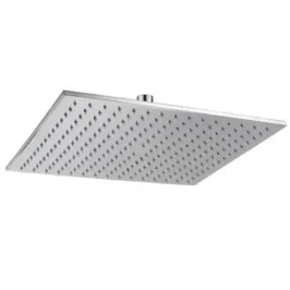 Damast Soffione quadrato Doccia serie Saturno 40Q in ottone quadro 40x40 cm anticalcare 224 fori colore cromato cod. 13980