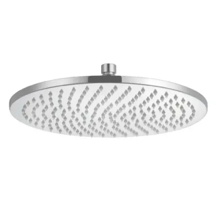 Damast Soffione rotondo Doccia serie Venere 40T in ottone tondo Ø 400 mm anticalcare 164 fori colore bianco opaco cod. 17245