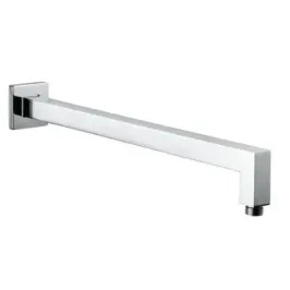 Damast Braccio soffione Doccia serie Cassiopea 40 in ottone quadro 400x25x25 mm a muro colore cromato cod. 12629