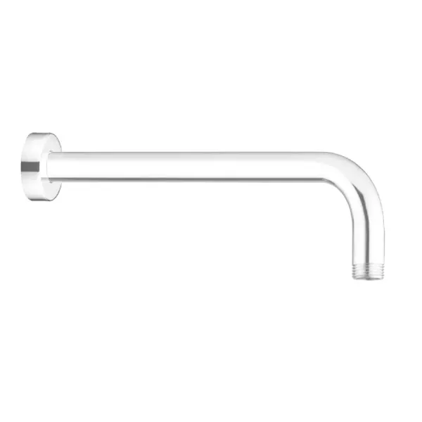 Damast Braccio soffione Doccia serie Pegaso 30 in ottone tondo Ø 22 mm lunghezza 300 mm a muro colore bianco opaco cod. 16366