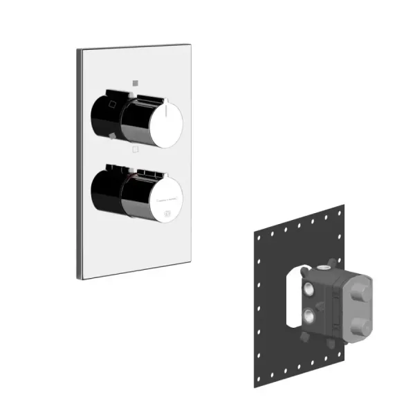 Miscelatore termostatico da incasso Doccia Gessi Via Manzoni PF38796 031