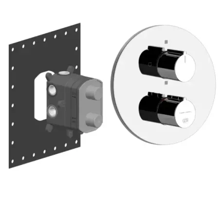 Miscelatore termostatico da incasso Doccia Gessi Via Tortona PF38776 031