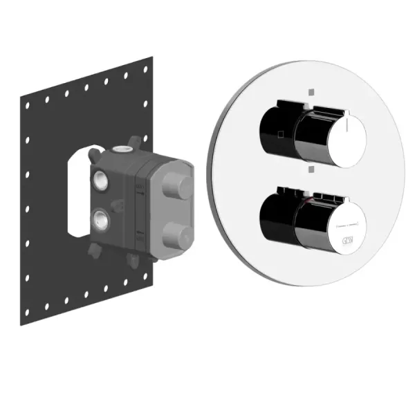 Miscelatore termostatico da incasso Doccia Gessi Via Tortona PF38778 031