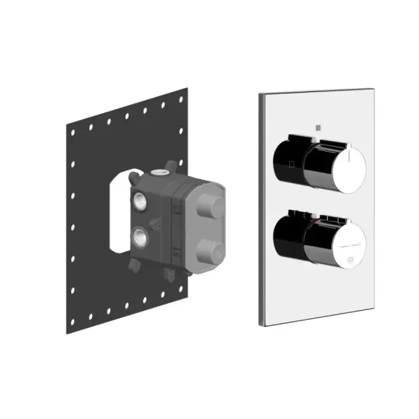 Miscelatore termostatico da incasso Doccia Gessi Via Tortona PF38792 031