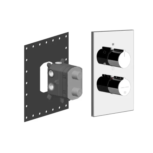 Miscelatore termostatico da incasso Doccia Gessi Via Tortona PF38796 031