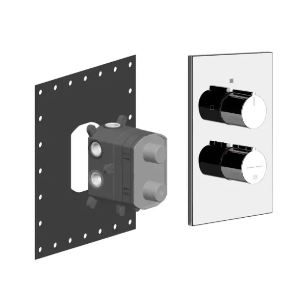 Miscelatore termostatico da incasso Doccia Gessi Via Meravigli PF38792 031