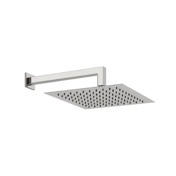 Soffione quadrato con braccio a muro Doccia Gessi Emporio Shower PF93348 238