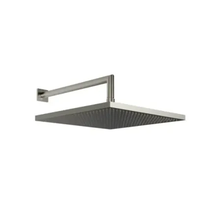 Soffione quadrato con braccio a muro Doccia Gessi Emporio Shower PF47900 239