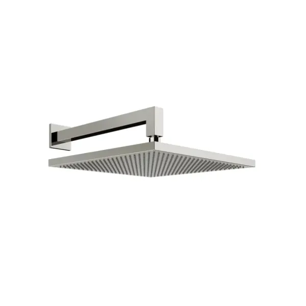 Soffione quadrato con braccio a muro Doccia Gessi Emporio Shower PF47902 238