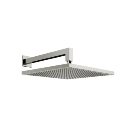 Soffione quadrato con braccio a muro Doccia Gessi Emporio Shower PF47902 238