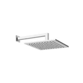 Soffione quadrato con braccio a muro Doccia Gessi Emporio Shower PF47368 031