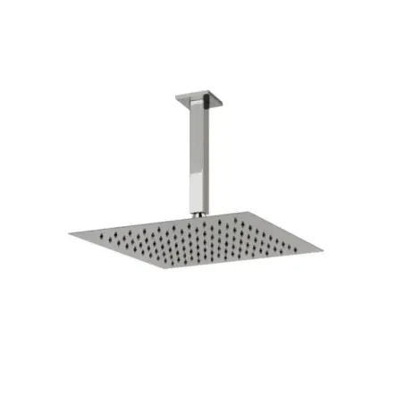 Soffione quadrato con braccio a soffitto Doccia Gessi Emporio Shower PF93351 238