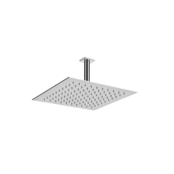 Soffione quadrato con braccio a soffitto Doccia Gessi Emporio Shower PF47262 238