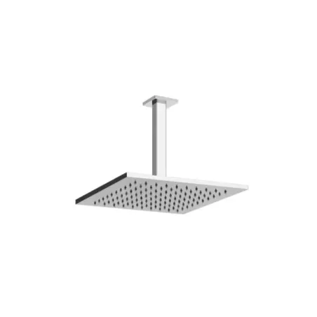 Soffione quadrato con braccio a soffitto Doccia Gessi Emporio Shower PF47366 031