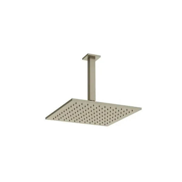 Soffione quadrato con braccio a soffitto Doccia Gessi Emporio Shower PF47366 149
