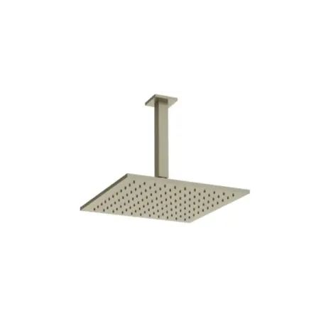 Soffione quadrato con braccio a soffitto Doccia Gessi Emporio Shower PF47366 149