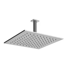 Soffione quadrato con braccio a soffitto Doccia Gessi Emporio Shower PF47362 031