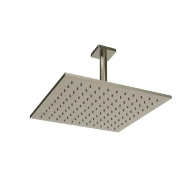 Soffione quadrato con braccio a soffitto Doccia Gessi Emporio Shower PF47362 149