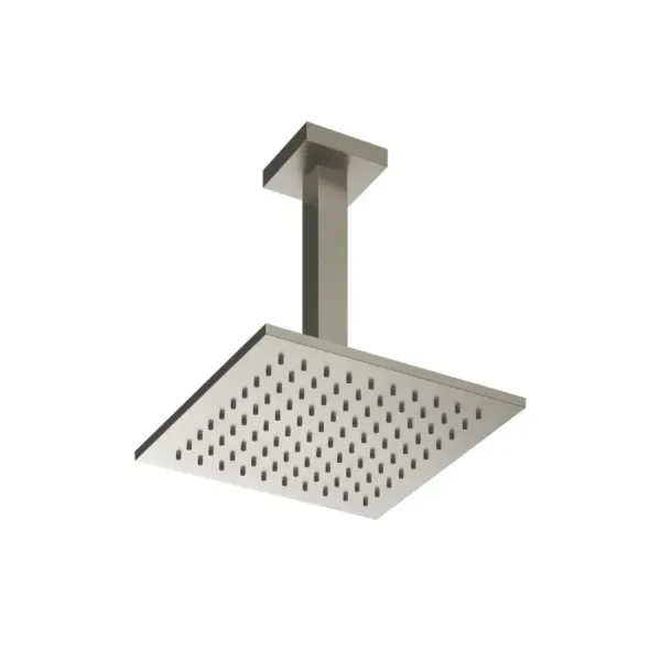 Soffione quadrato con braccio a soffitto Doccia Gessi Emporio Shower PF47374 149
