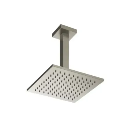 Soffione quadrato con braccio a soffitto Doccia Gessi Emporio Shower PF47374 149
