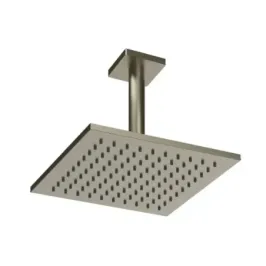 Soffione quadrato con braccio a soffitto Doccia Gessi Emporio Shower PF47290 149