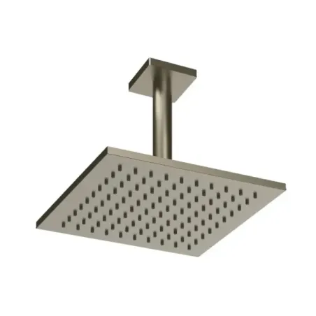 Soffione quadrato con braccio a soffitto Doccia Gessi Emporio Shower PF47290 149