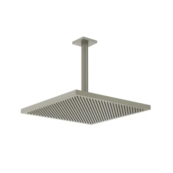 Soffione quadrato con braccio a soffitto Doccia Gessi Emporio Shower PF47904 239