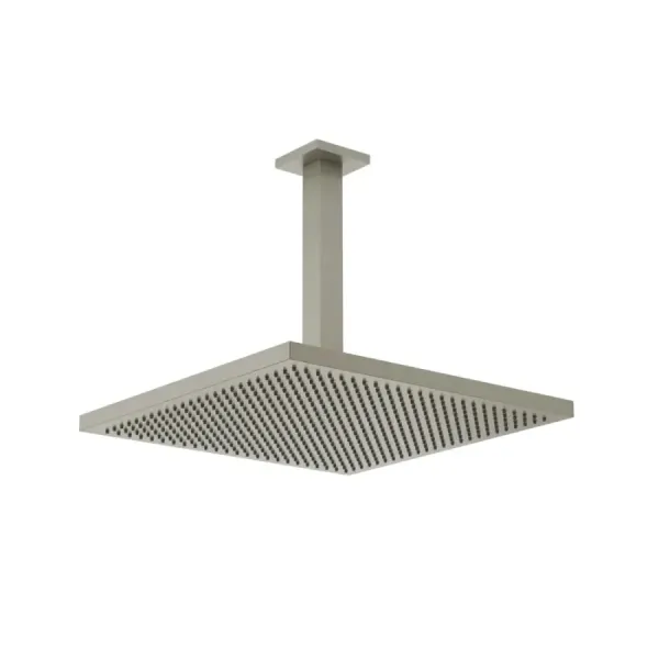 Soffione quadrato con braccio a soffitto Doccia Gessi Emporio Shower PF47906 239