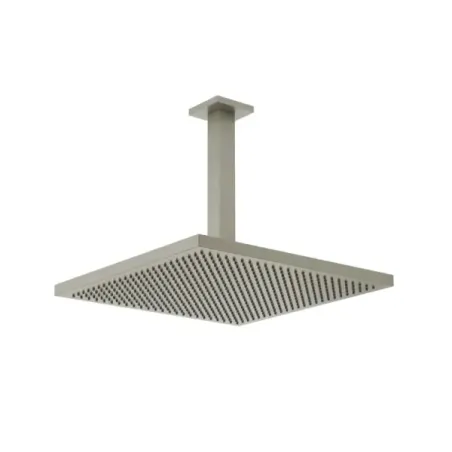 Soffione quadrato con braccio a soffitto Doccia Gessi Emporio Shower PF47906 239