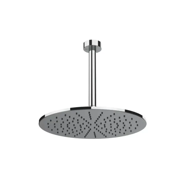Soffione rotondo con braccio a soffitto Doccia Gessi Emporio Shower PF47370 031