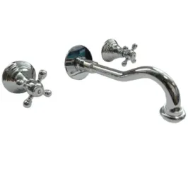 Rubinetto 2 leve Lavabo Porta&Bini 62542CR Old Fashion