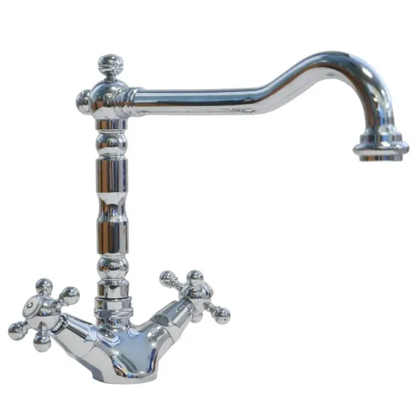 Rubinetto 2 leve Lavello Porta&Bini 62570CR Old Fashion