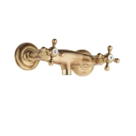 Rubinetto 2 leve Doccia Porta&Bini 62541BR Old Fashion