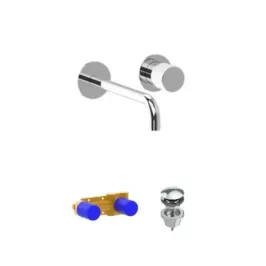 Miscelatore da incasso Lavabo Bellosta Plisset kit-4205-3-C-E
