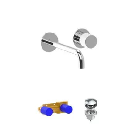 Miscelatore da incasso Lavabo Bellosta Plisset kit-4205-3-C-E