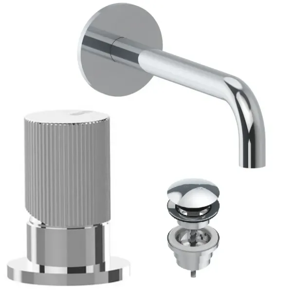 Miscelatore bocca corta Lavabo Bellosta Plisset kit-4205-R-A-464008