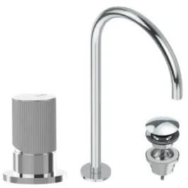 Miscelatore bocca girevole Lavabo Plisset kit-4205-R-A-4605-1-C